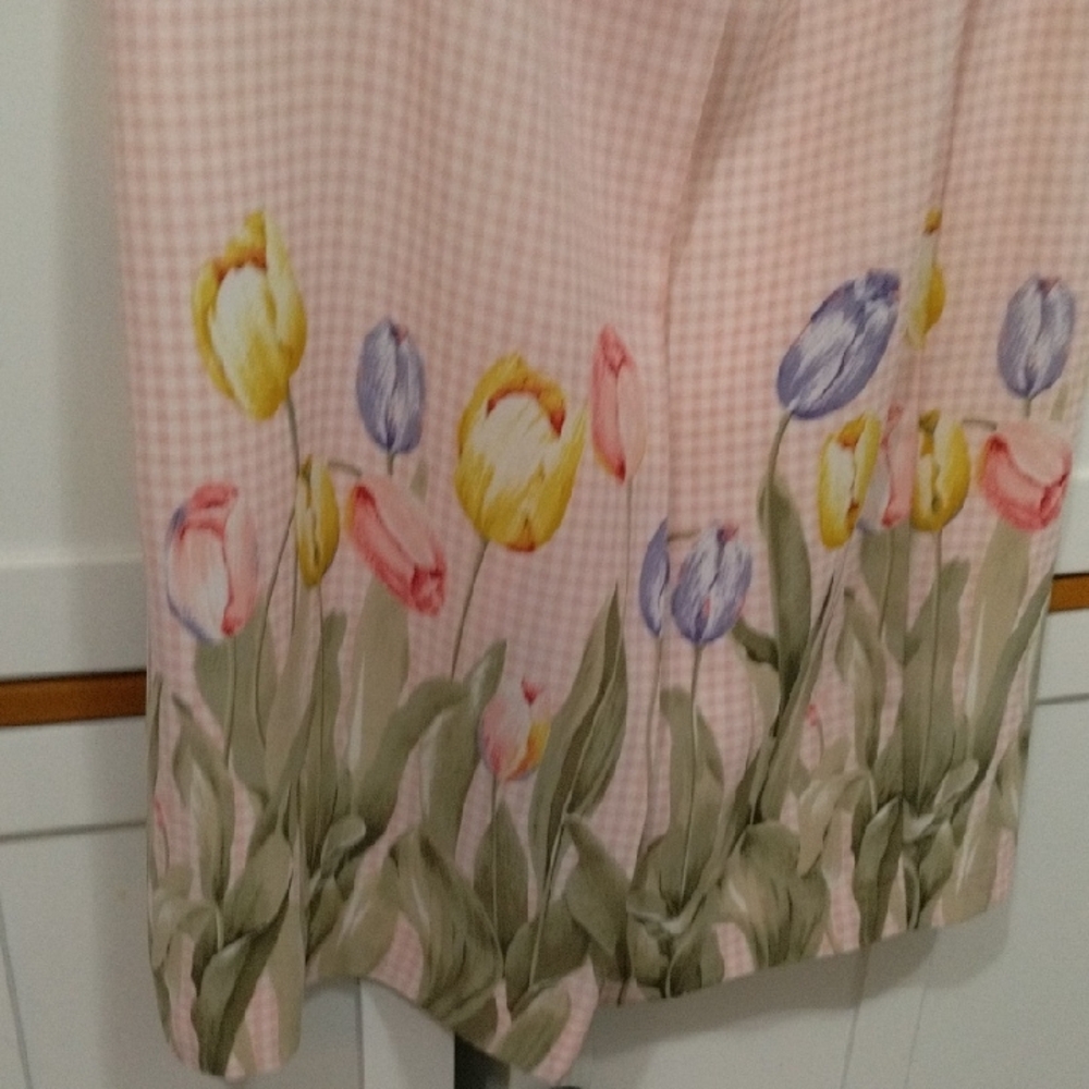 Susan Bristol Pink Tulip A-Line Skirt